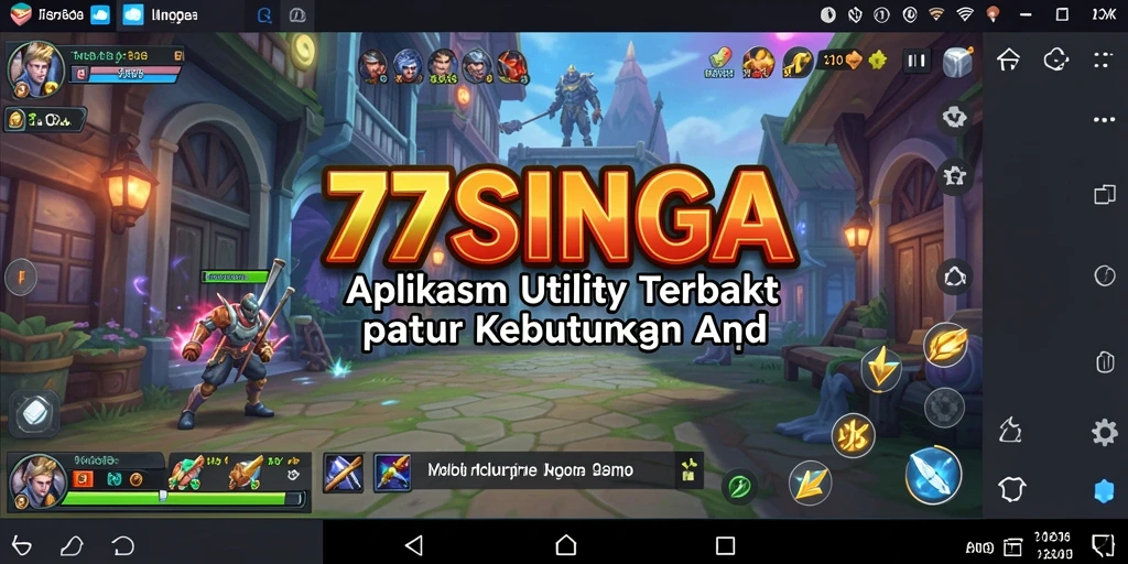 Screenshot utama 77SINGA menunjukkan antarmuka pengingat yang intuitif.