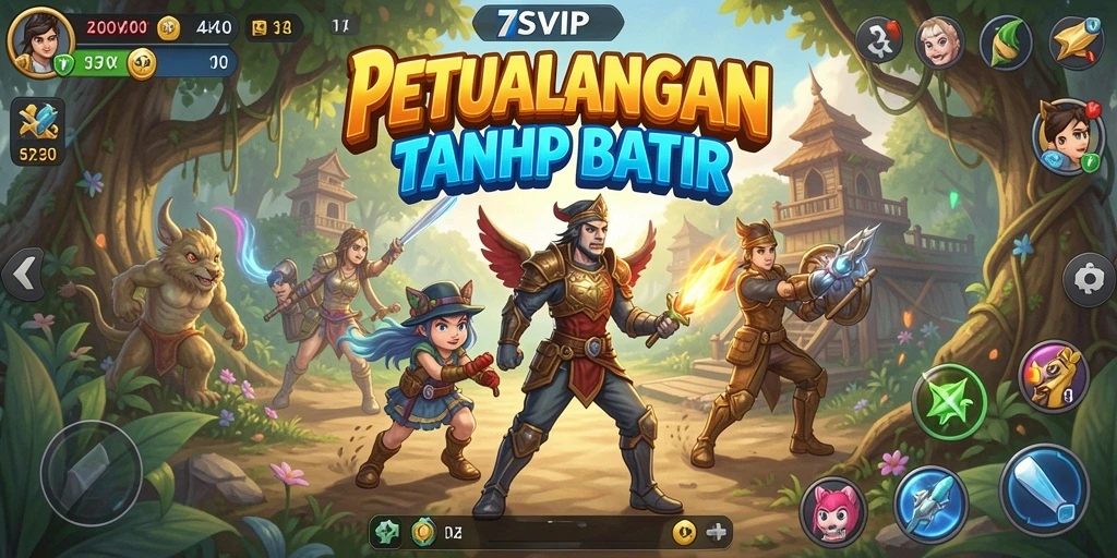 Tangkapan layar utama 7SVIP menampilkan gameplay yang seru.