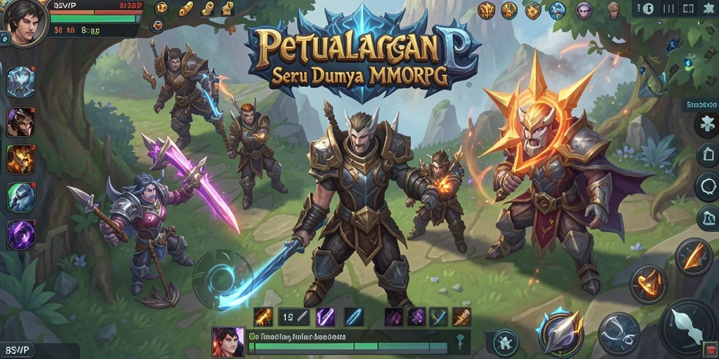 Tampilan gameplay menarik dari 8SVIP dalam dunia MMORPG.