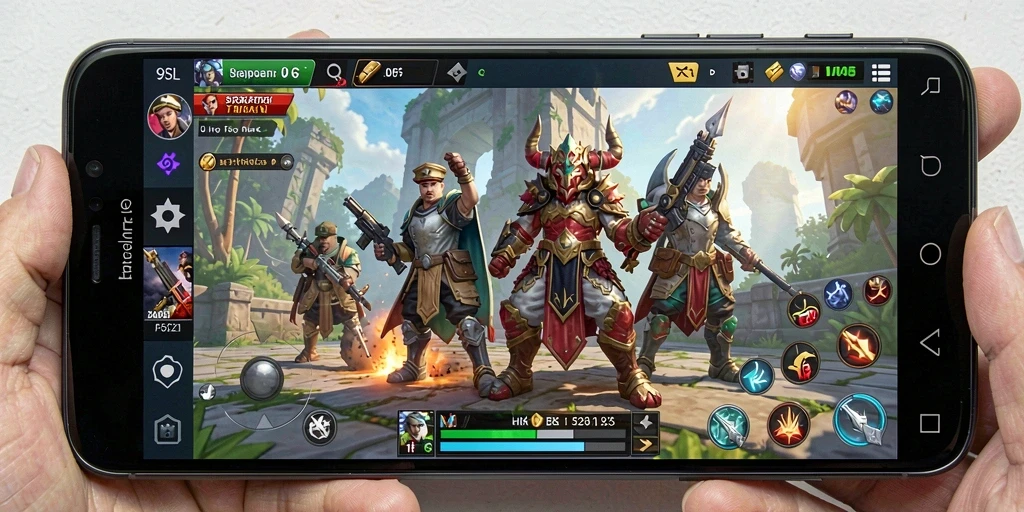 Tampilan gameplay menarik dari 9SL yang menantang pemain.