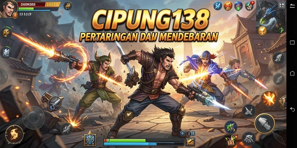 Tampilan gameplay seru dari game Action CIPUNG138.