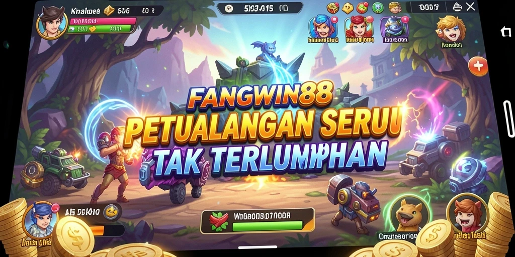 Gameplay FANGWIN88 yang penuh aksi dan petualangan.