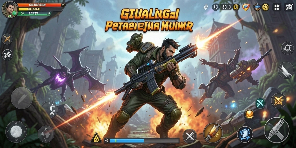 Tampilan aksi mendebarkan dalam GIGA33 dengan grafik yang menawan.