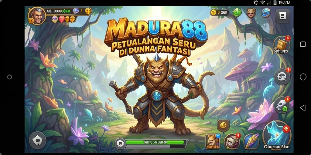 Tampilan gameplay yang menarik di MADURA88 dengan petualangan RPG.