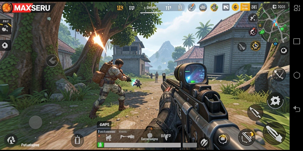 Screenshot menunjukkan aksi menarik dalam gameplay <strong>MAXSERU</strong>.