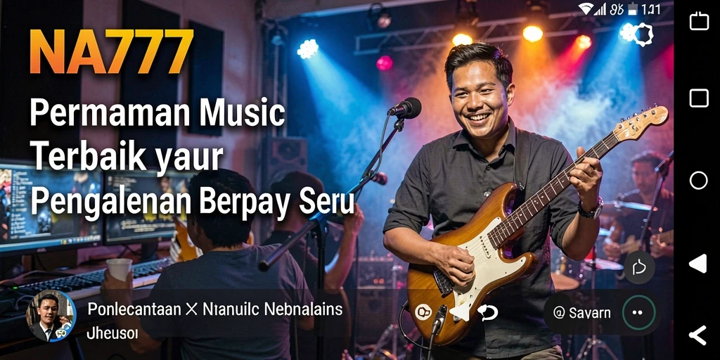 Tampilan menarik saat bermain NA777 dengan musik yang menghentak.