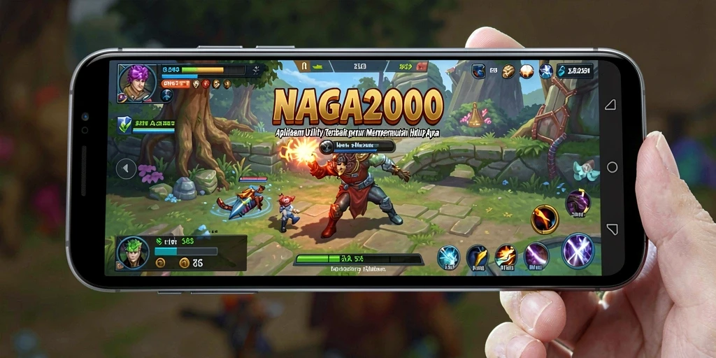 Tampilan antarmuka NAGA2000 yang sederhana dan intuitif.