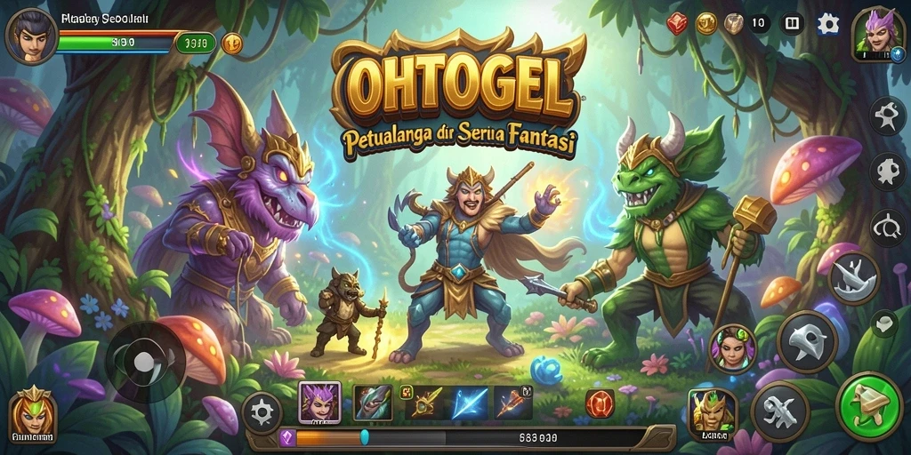 Tampilan gameplay OHTOGEL dengan pengalaman petualangan mendebarkan.