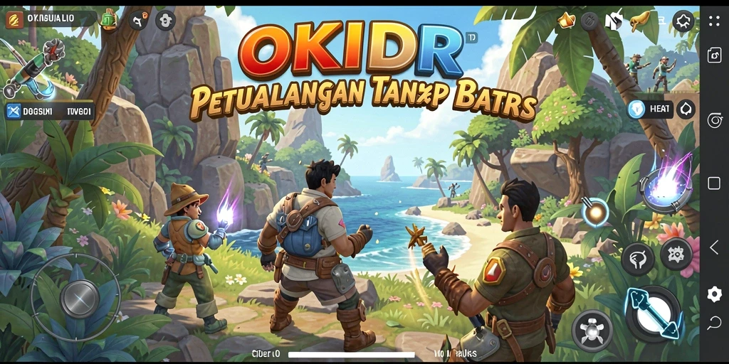 Gameplay OKIDR yang menarik dalam dunia terbuka yang luas.