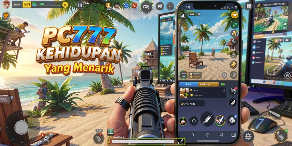 Tampilan gameplay simulasi yang menarik dan realistis dari PC777.