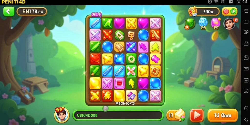 Gameplay seru dan penuh warna di PENITI4D.