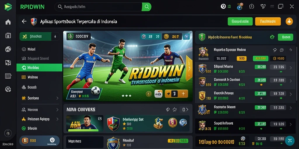 Tampilan menarik dari gameplay RPIDWIN dalam taruhan sportsbook.