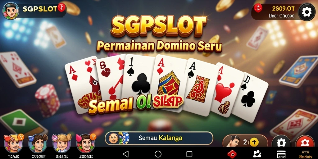 Tampilan gameplay Domino yang seru dan menantang di SGPSLOT.
