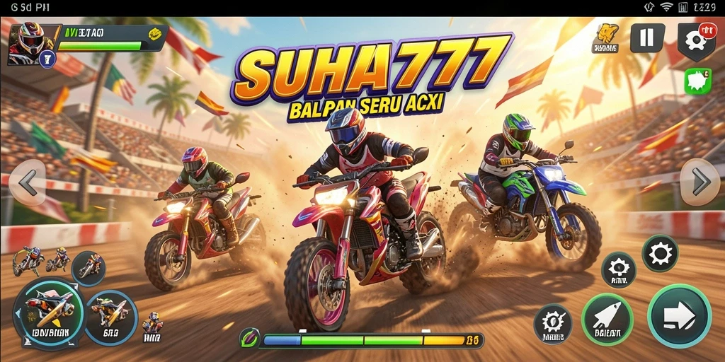 Gameplay balapan seru dengan grafis menakjubkan di SUHU777.