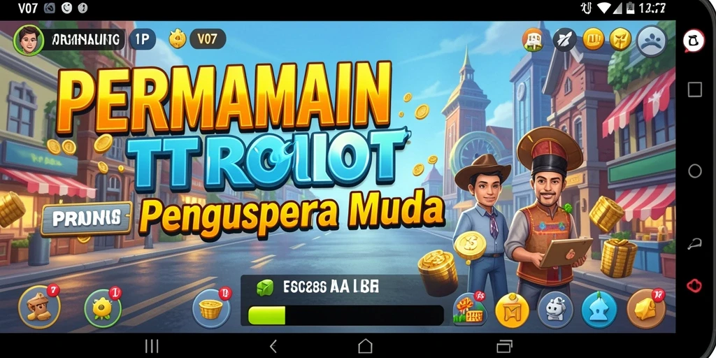 Tampilan gameplay V07 yang menarik dan interaktif.